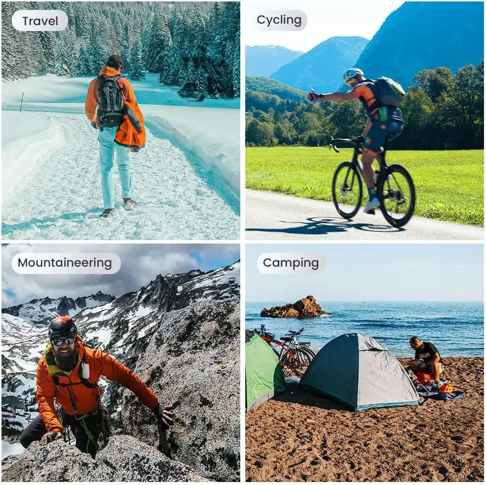 2000W Flexible Solar Panel 5V 9V 12V Portable Battery USB a C DC Solar Plate 21W/30W/60W/80W Power Bank for Camping Equipment