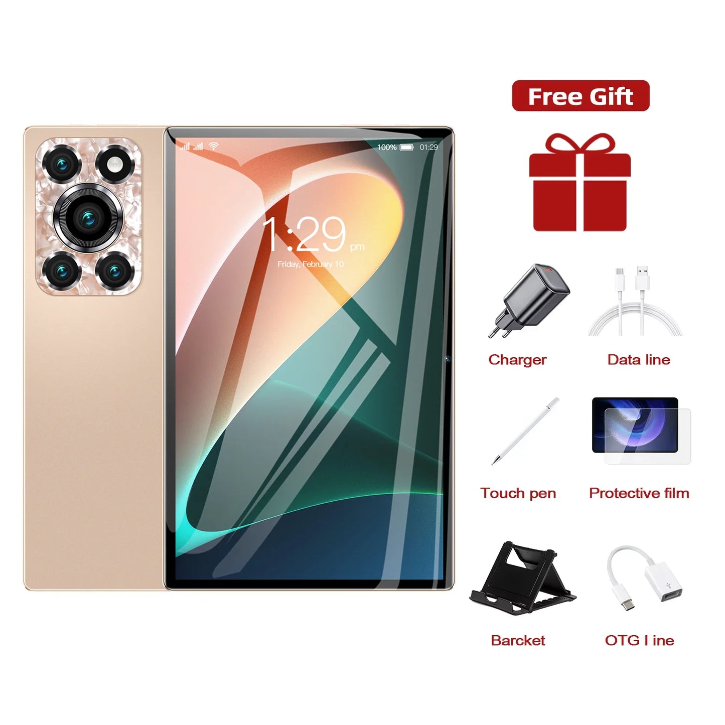 2025 Original Xioami Pad 12 Pro Tablet Android14 Snapdragon888 11Inch HD 16GB+1TB 10000Mah 5G Dual SIM Bluetooth Wifi GPS Tablet