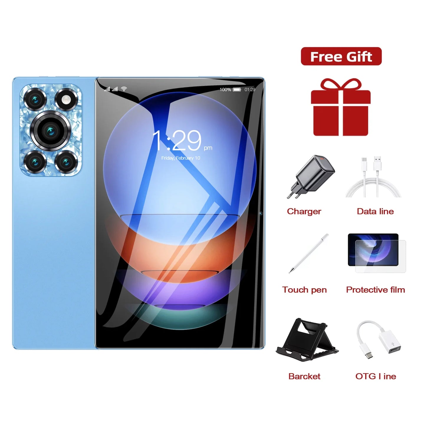 2025 Original Xioami Pad 12 Pro Tablet Android14 Snapdragon888 11Inch HD 16GB+1TB 10000Mah 5G Dual SIM Bluetooth Wifi GPS Tablet