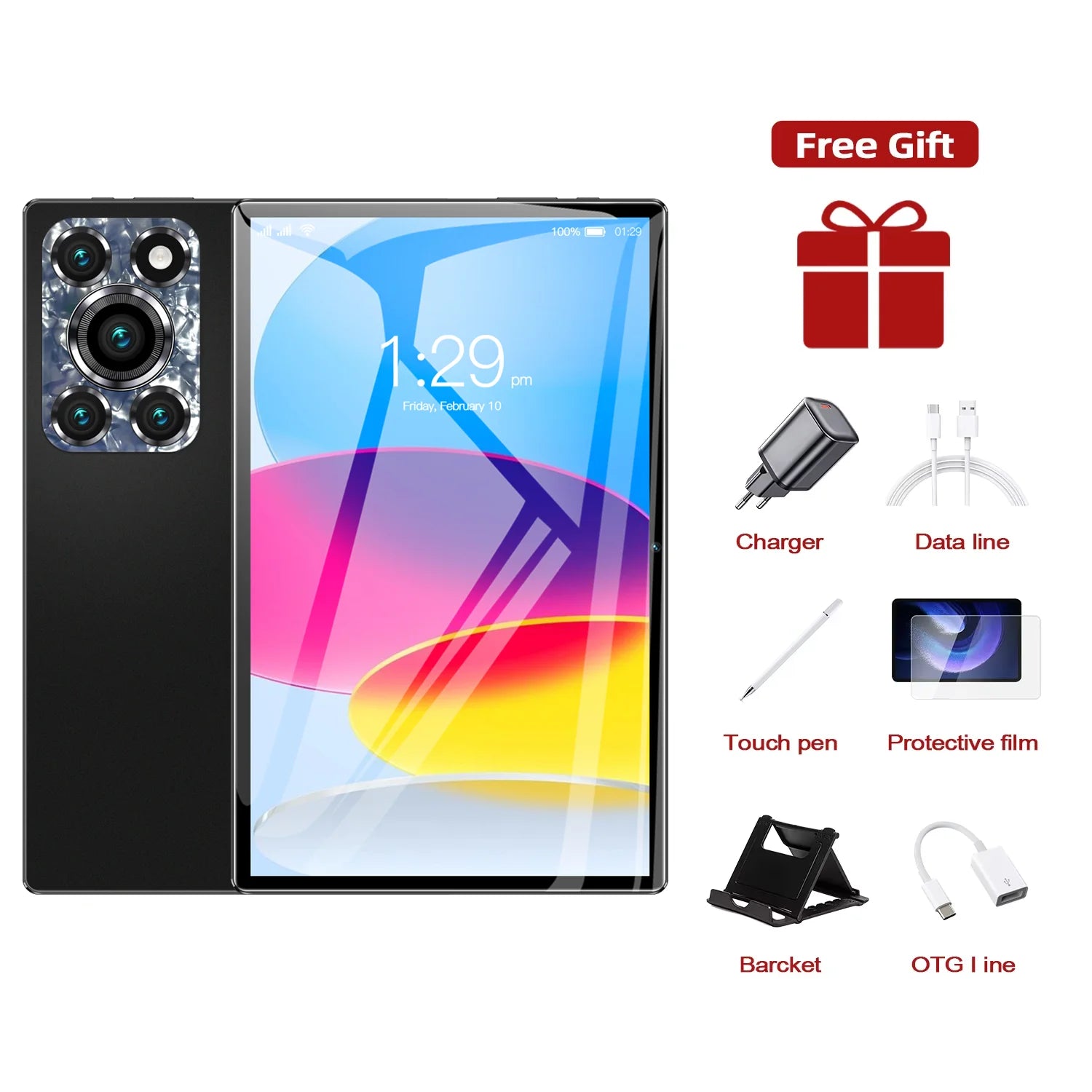 2025 Original Xioami Pad 12 Pro Tablet Android14 Snapdragon888 11Inch HD 16GB+1TB 10000Mah 5G Dual SIM Bluetooth Wifi GPS Tablet