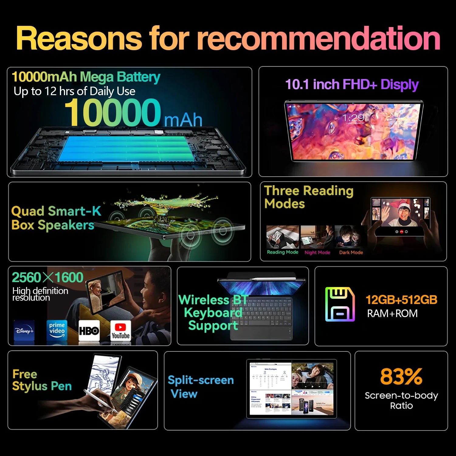 2025 Original Xioami Pad 12 Pro Tablet Android14 Snapdragon888 11Inch HD 16GB+1TB 10000Mah 5G Dual SIM Bluetooth Wifi GPS Tablet