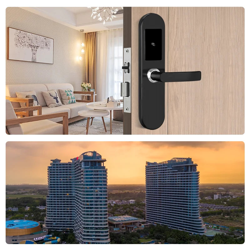 Cardoria Tthotel APP Electric Smart Card Door Lock for Hotel Management Software