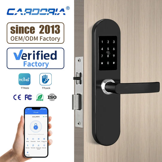 Cardoria Tthotel APP Electric Smart Card Door Lock for Hotel Management Software