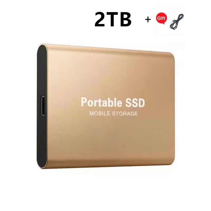 Xiaomi 2024 High-Speed Portable External SSD - 2TB, 4TB, 8TB, and 16TB Options with USB 3.1 Compatibility for Laptops and PS4