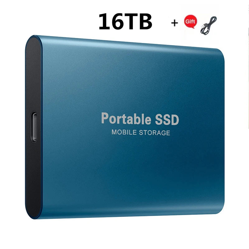 Xiaomi 2024 High-Speed Portable External SSD - 2TB, 4TB, 8TB, and 16TB Options with USB 3.1 Compatibility for Laptops and PS4