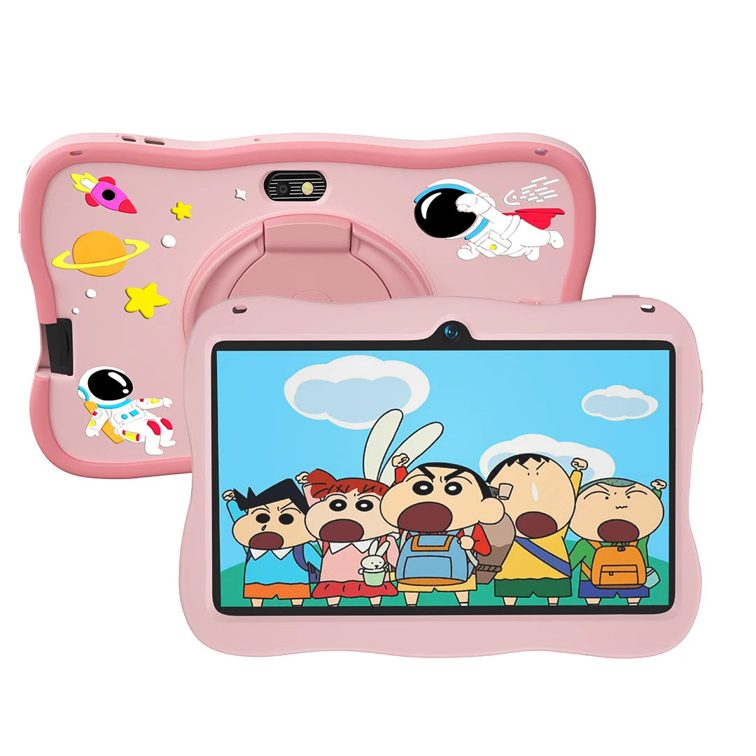 7 Inch Kid Tablet 4GB RAM 64GB ROM Android 13 Wi-Fi Battery Dual Camera Children'S Gift Kids Software