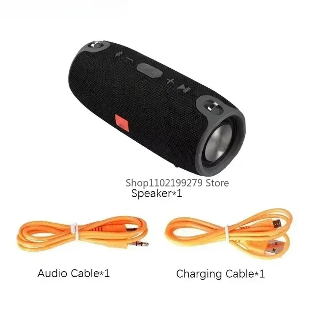 3600Mah 40W TWS Bluetooth Speaker Waterproof Portable PC Column Bass Music Player Subwoofer Boombox with BT AUX TF Usb