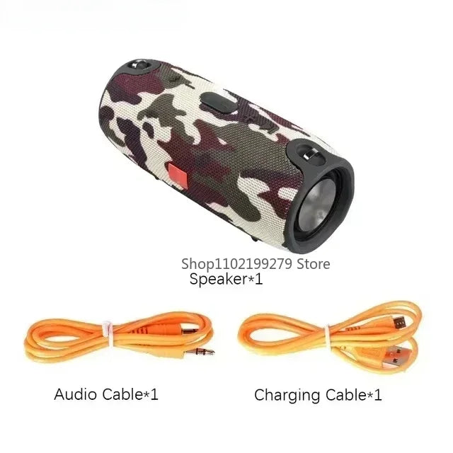 3600Mah 40W TWS Bluetooth Speaker Waterproof Portable PC Column Bass Music Player Subwoofer Boombox with BT AUX TF Usb