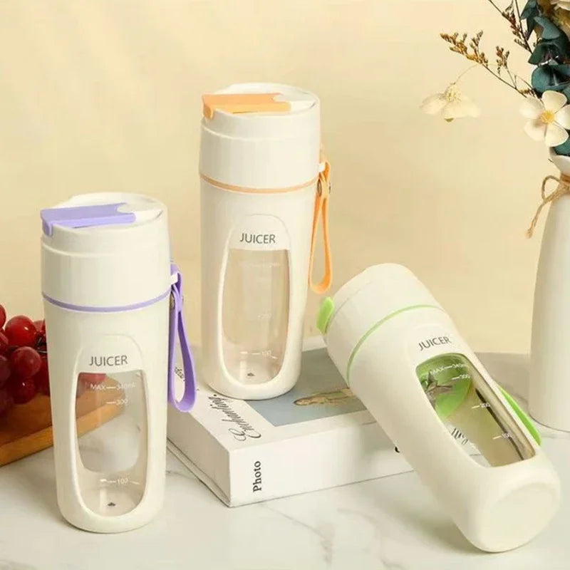 Portable Blender USB Rechargeable Personal Size Blender Juicer Machines Cup for Smoothies and Shakes Mini Fruit Mixer Cup