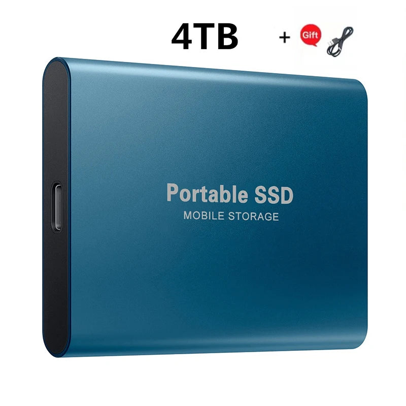 Xiaomi 2024 High-Speed Portable External SSD - 2TB, 4TB, 8TB, and 16TB Options with USB 3.1 Compatibility for Laptops and PS4