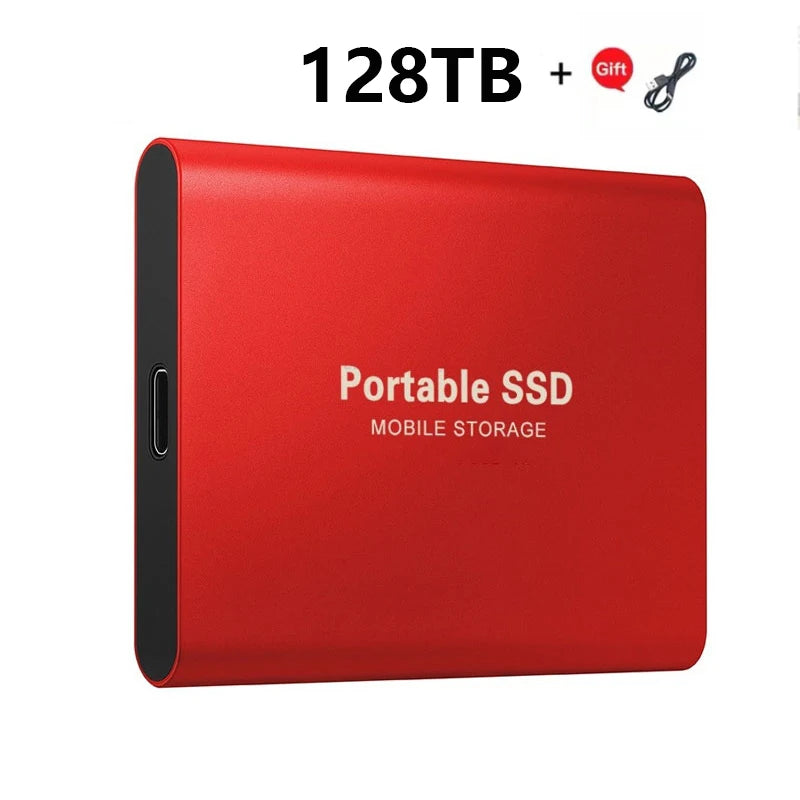 Xiaomi 2024 High-Speed Portable External SSD - 2TB, 4TB, 8TB, and 16TB Options with USB 3.1 Compatibility for Laptops and PS4