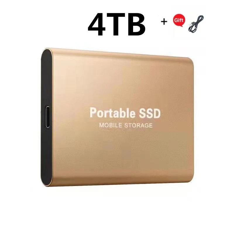 Xiaomi 2024 High-Speed Portable External SSD - 2TB, 4TB, 8TB, and 16TB Options with USB 3.1 Compatibility for Laptops and PS4