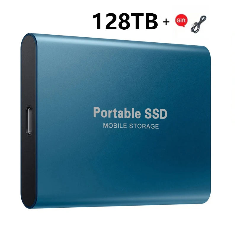 Xiaomi 2024 High-Speed Portable External SSD - 2TB, 4TB, 8TB, and 16TB Options with USB 3.1 Compatibility for Laptops and PS4
