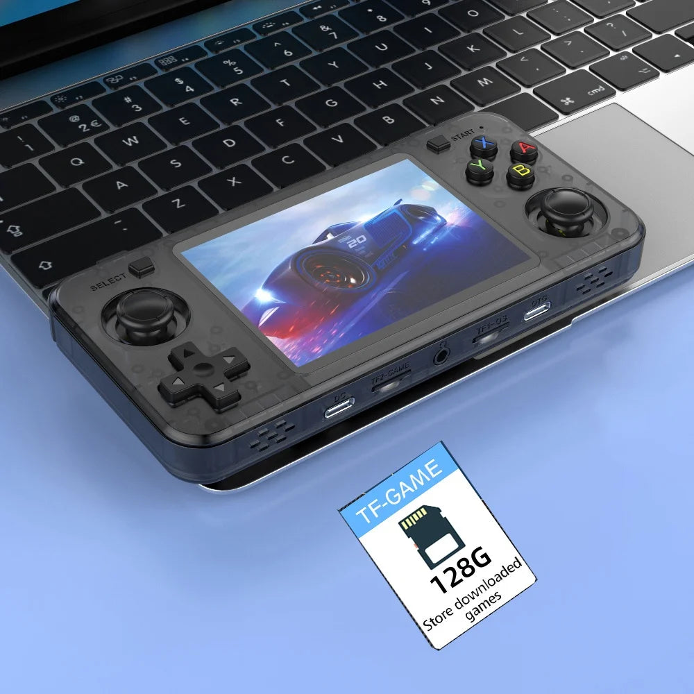 New R36H Retro Handheld Console Open-Source Linux System Classic Game Consoles 3.5 Inch IPS Screen 64G Portable Video Player
