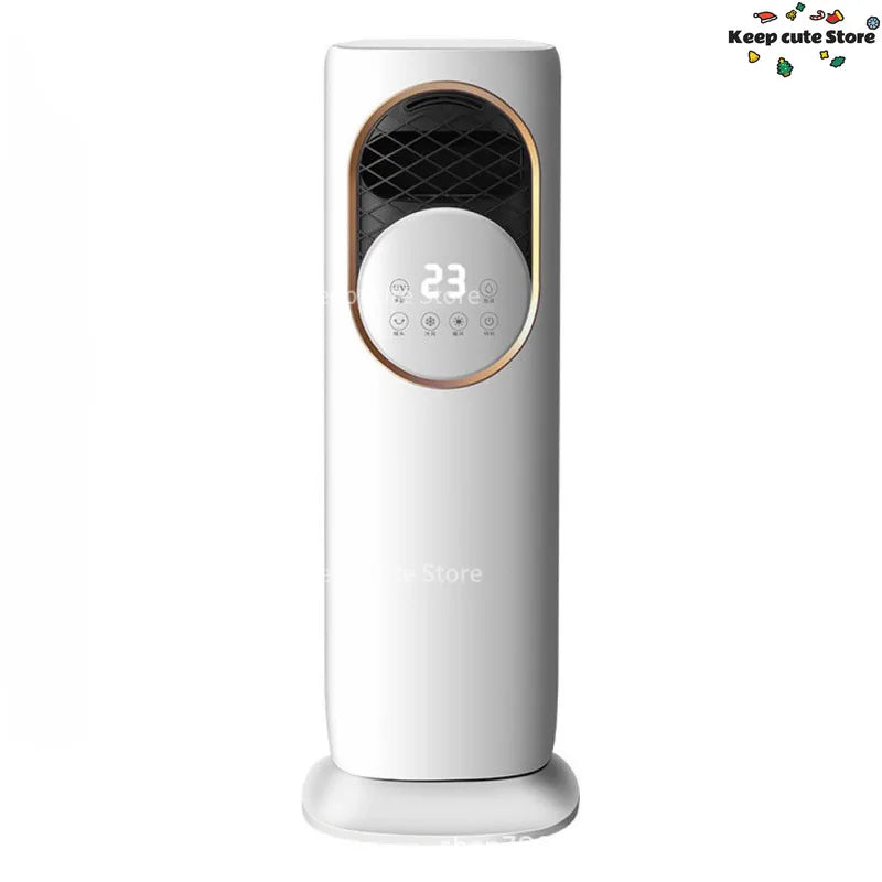 5A Vertical Household Air Cooler plus Water Cooling Fan Movable Heating and Cooling Machine Ice Small Air Conditioning Fan