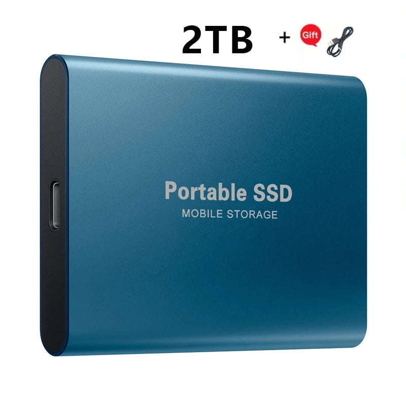 Xiaomi 2024 High-Speed Portable External SSD - 2TB, 4TB, 8TB, and 16TB Options with USB 3.1 Compatibility for Laptops and PS4
