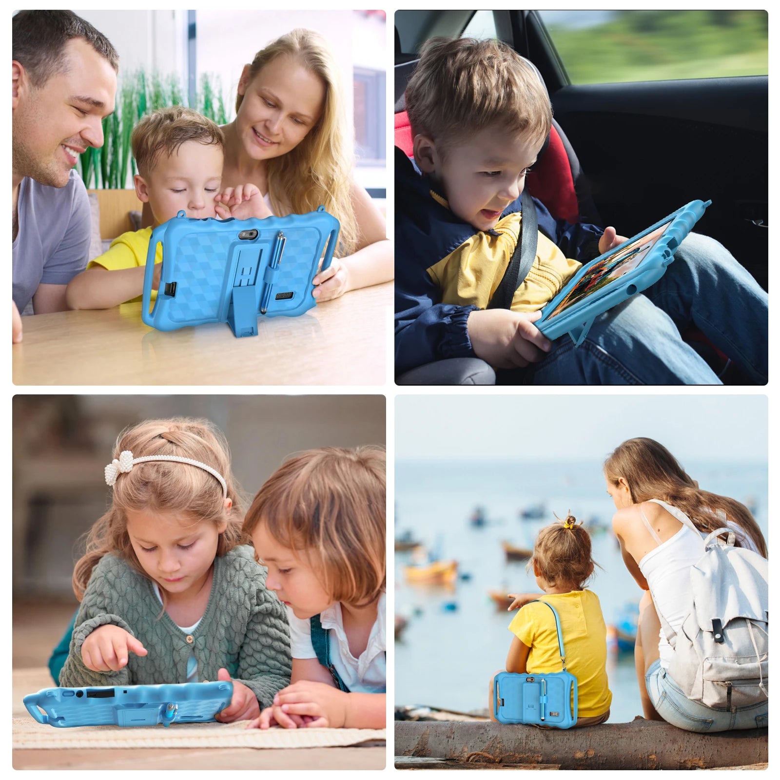 7'' Kids Tablet 32GB ROM Wifi Android 12 Bluetooth 4.2 3100Mah Parental Control