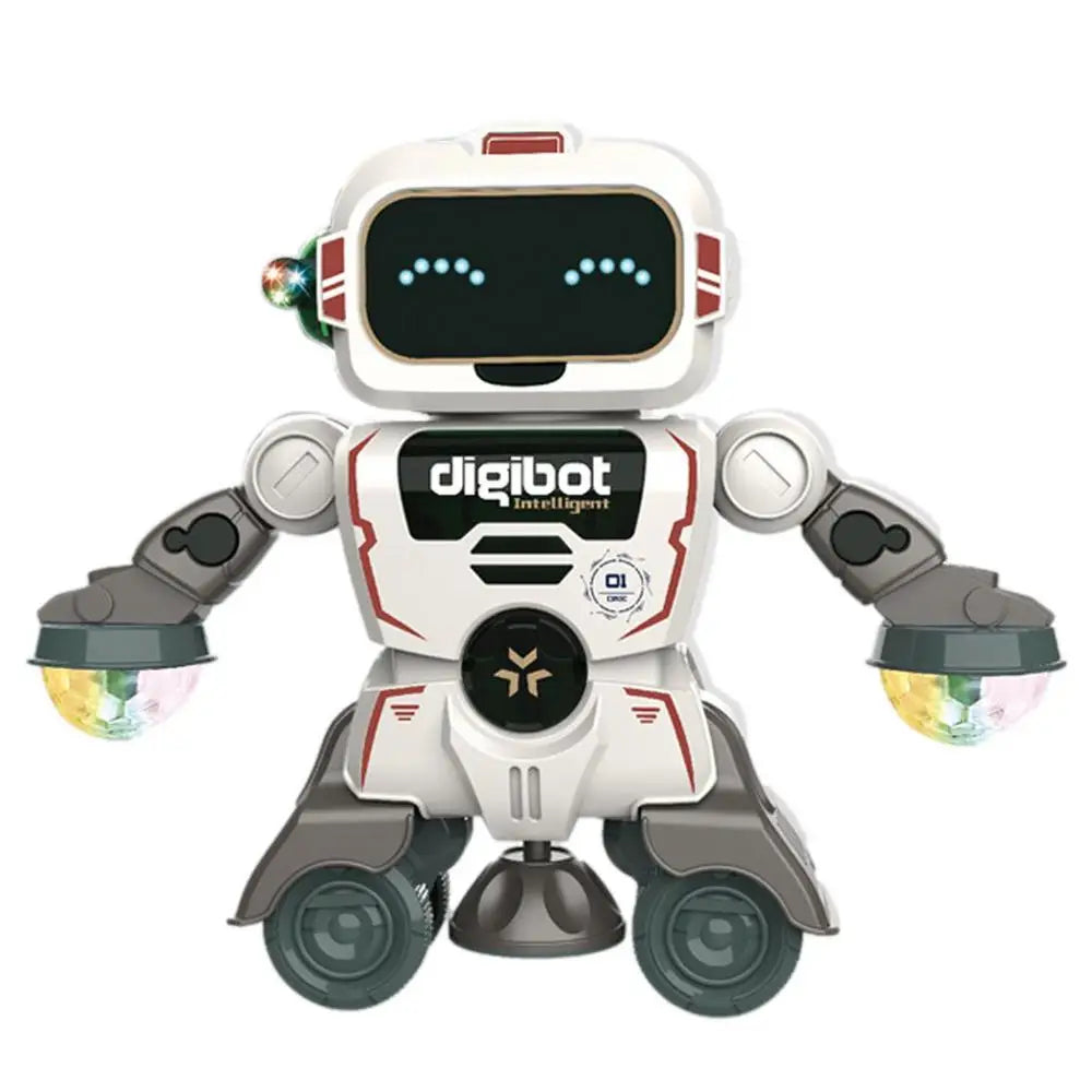 Robot Toys for Kids 360 Spinning Music Dancing Robots with Colorful Lights Toddlers Smart Interactive Electronic Toy Baby