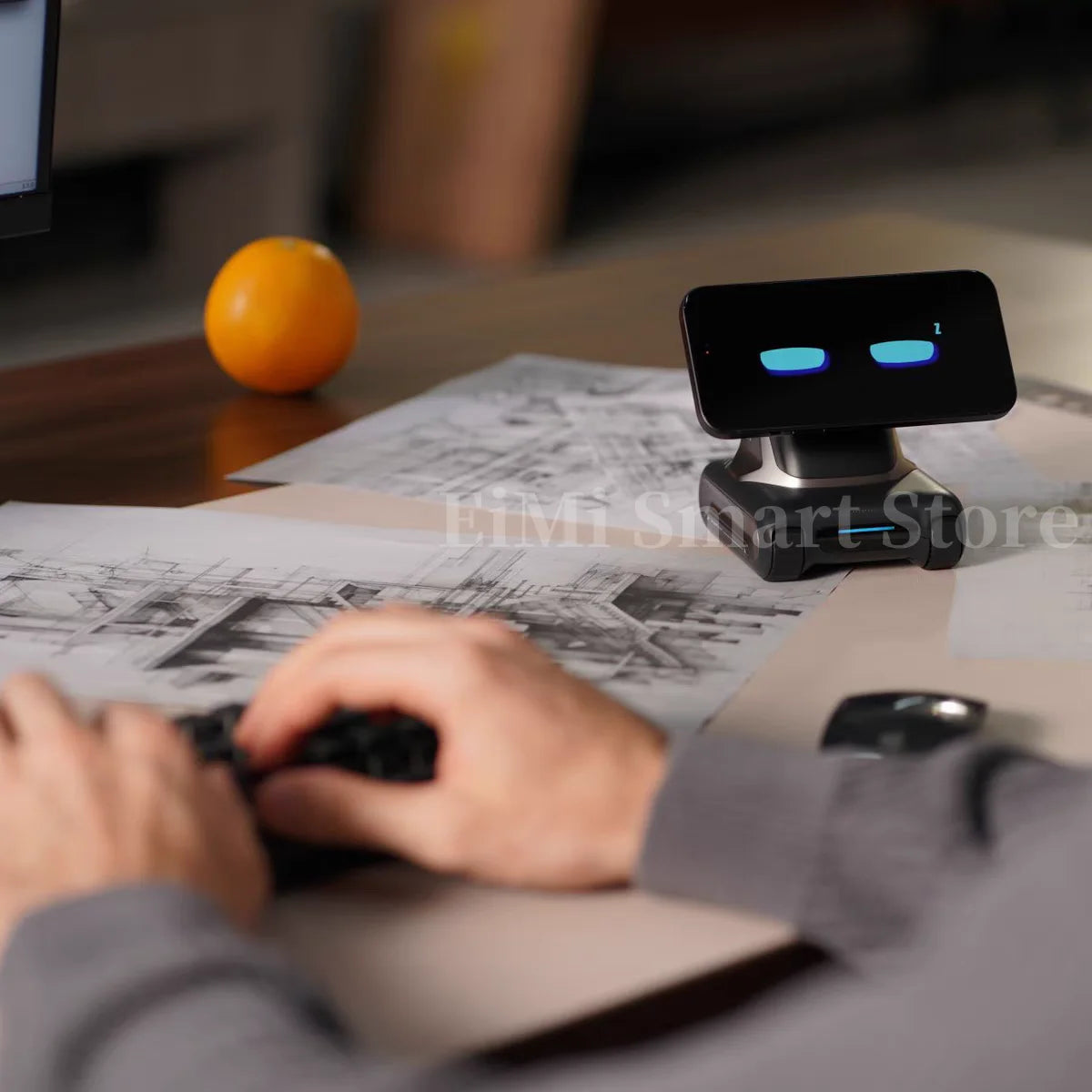 New Looi Smart Robot Ai Desktop Move Transforming Mobile for Iphone/Android Phones into Intelligent Electronic Automation Robots