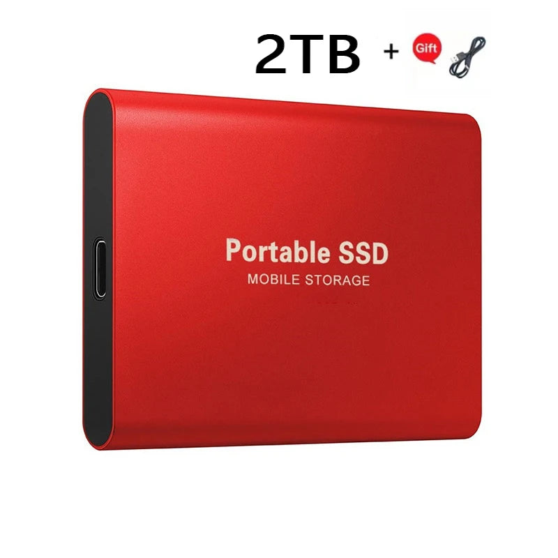 Xiaomi 2024 High-Speed Portable External SSD - 2TB, 4TB, 8TB, and 16TB Options with USB 3.1 Compatibility for Laptops and PS4