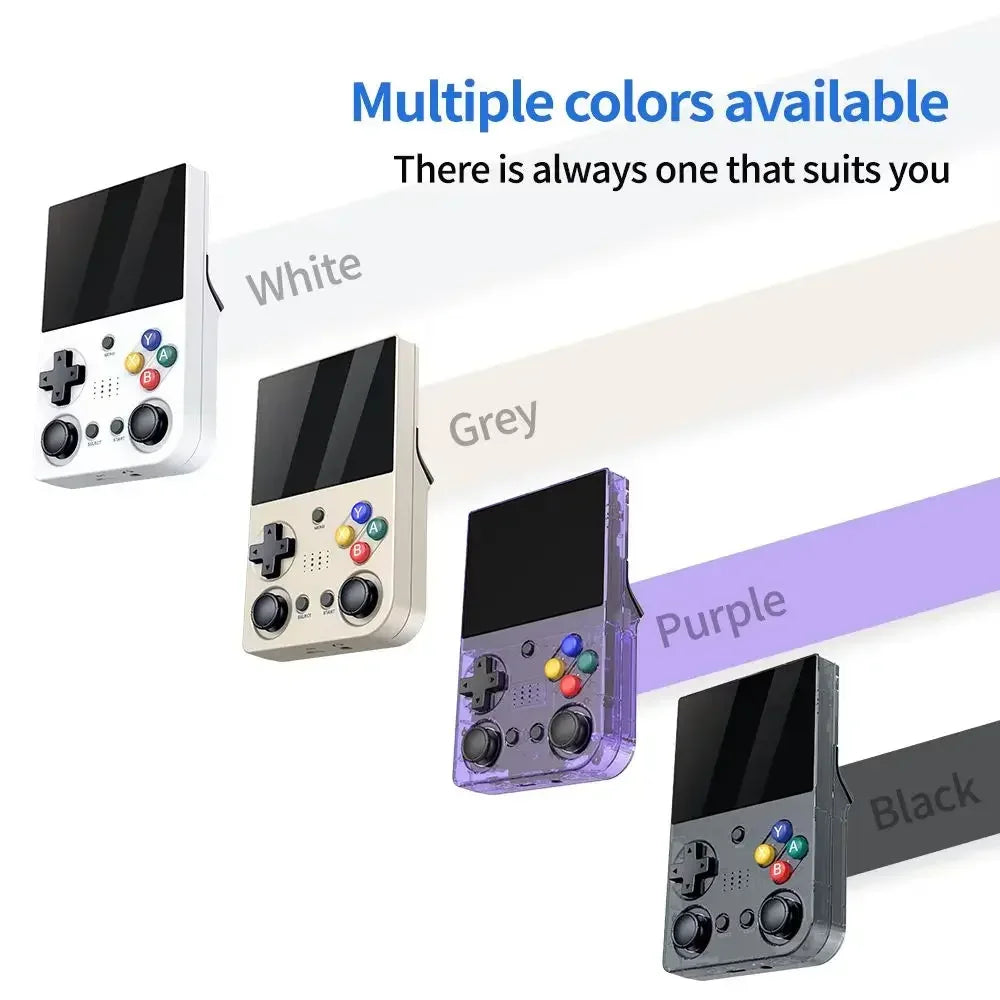 M21 Retro Handheld Game Console 3.5 Inch HD IPS Screen Built in 20000 Games 3D Large for PS1 Children'S Gift