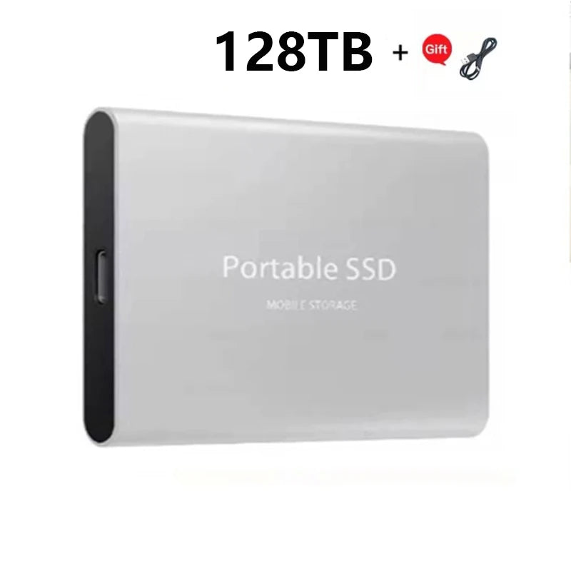 Xiaomi 2024 High-Speed Portable External SSD - 2TB, 4TB, 8TB, and 16TB Options with USB 3.1 Compatibility for Laptops and PS4