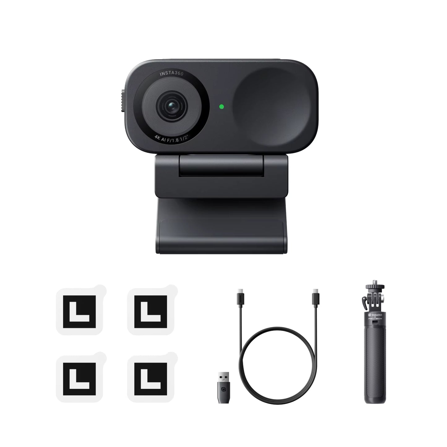 Link 2 & 2C- PTZ 4K Webcam for Pc/Mac, 1/2" Sensor, AI Tracking, HDR, AI Noise-Canceling Mic, Gesture Control