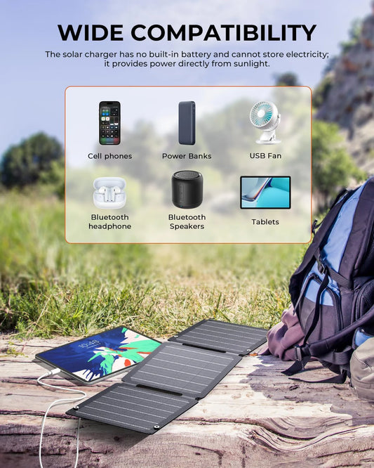 2000W Flexible Solar Panel 5V 9V 12V Portable Battery USB a C DC Solar Plate 21W/30W/60W/80W Power Bank for Camping Equipment