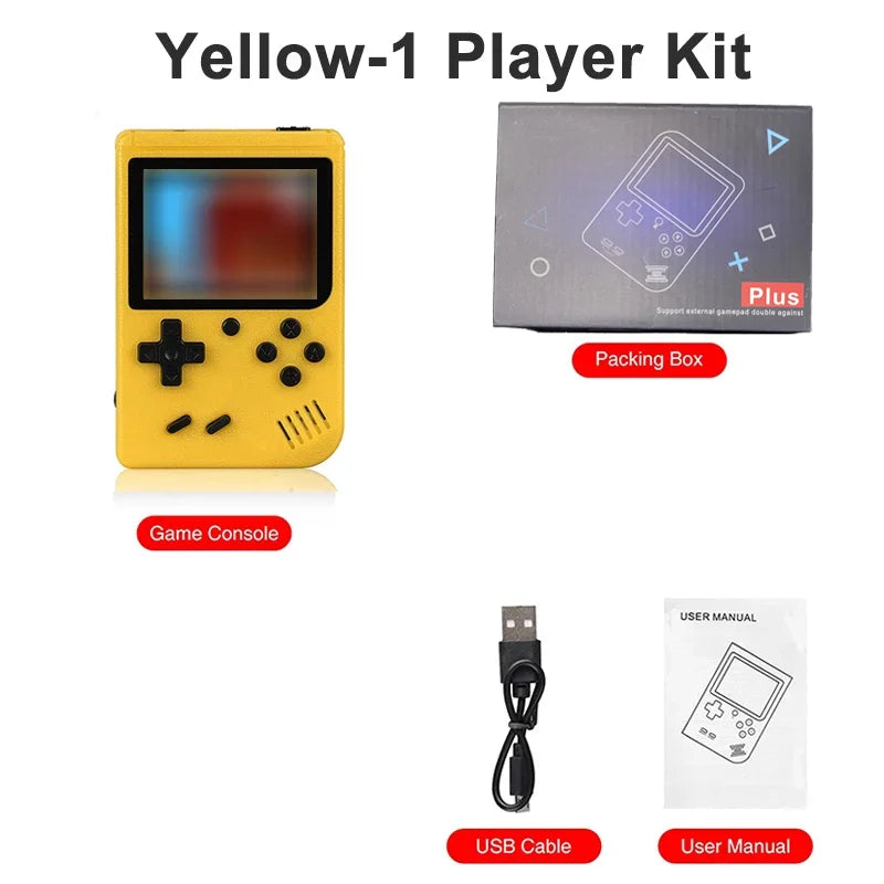 Portable Built-In 400 FC Games 8-Bit Retro Handheld Game Console Case 3.0 Inch LCD Screen Video Game Player Kids New Year Gift