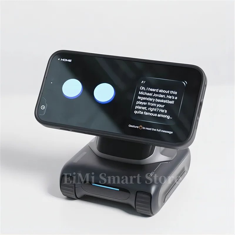 New Looi Smart Robot Ai Desktop Move Transforming Mobile for Iphone/Android Phones into Intelligent Electronic Automation Robots