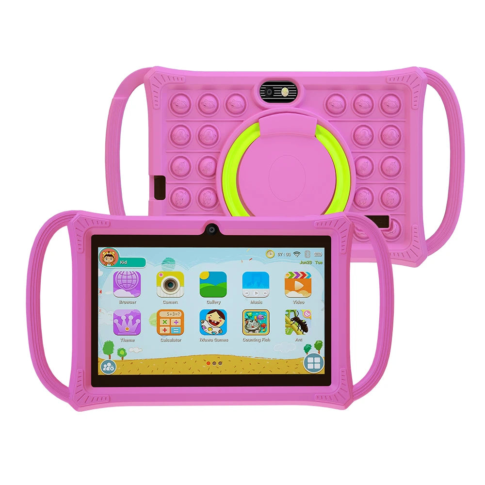 New 7.0 Inch Android 12 Tablet Google Play Quad Core Tablets BT Wi-Fi 4GB RAM 64GB ROM Tablets Children'S Gifts
