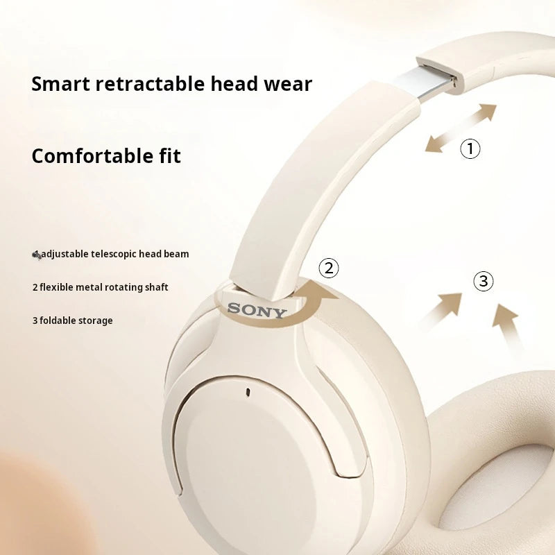 D2-ANC Wireless Headphones Bluetooth 5.3 Earphones Foldable Gaming Headset Sport Headphone with Mic Music Earbuds Original