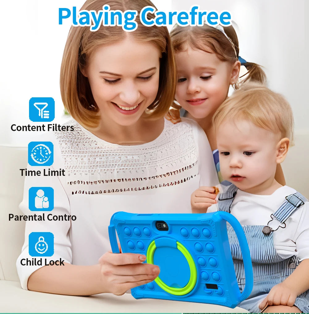New 7.0 Inch Android 12 Tablet Google Play Quad Core Tablets BT Wi-Fi 4GB RAM 64GB ROM Tablets Children'S Gifts