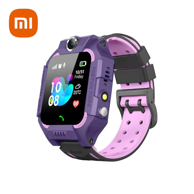 Xiaomi Kids Smart Watch 4G Sim Card Call Camera GPS Location SOS Antil-Lost IP67 Waterproof Smart Watch for Ios Android Kid Gift