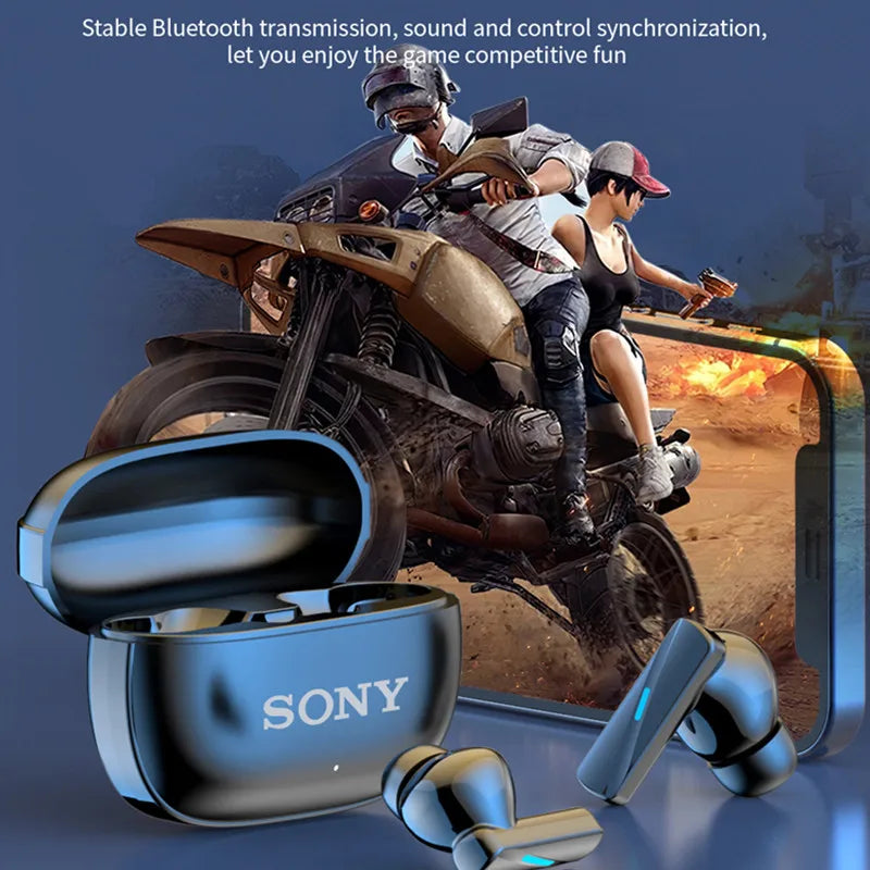 True Wireless Bluetooth Earphones & Headphones In-Ear Earplugs Waterproof Fitness Motion Music Hedset Flip Cover Earphone