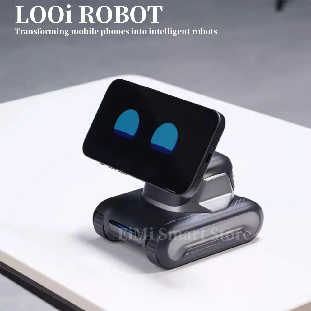 New Looi Smart Robot Ai Desktop Move Transforming Mobile for Iphone/Android Phones into Intelligent Electronic Automation Robots