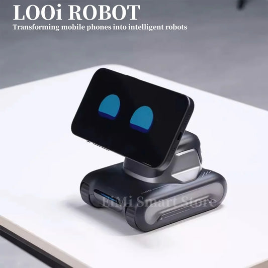 New Looi Smart Robot Ai Desktop Move Transforming Mobile for Iphone/Android Phones into Intelligent Electronic Automation Robots