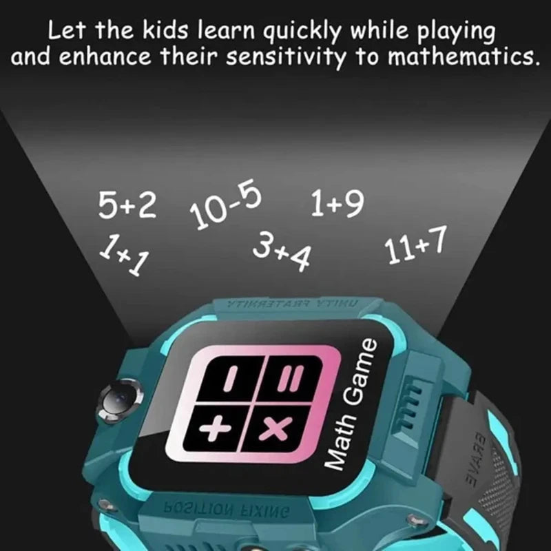 Xiaomi Kids Smart Watch 4G Sim Card Call Camera GPS Location SOS Antil-Lost IP67 Waterproof Smart Watch for Ios Android Kid Gift