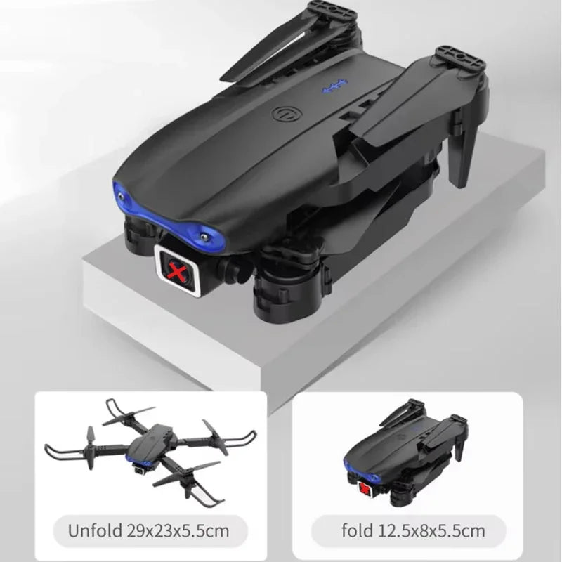 K3 E99 Pro Mini Drone Three-Sided Obstacle Avoidance Fixed Height Professional Foldable RC Quadcopter without Camera
