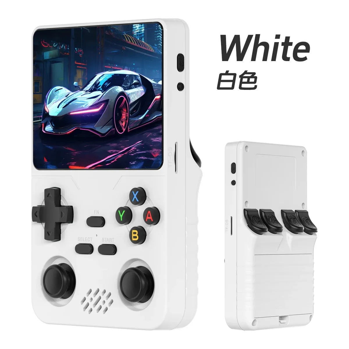 Game Console with Linux System, 3.5-Inch IPS Screen, Portable Retro Gaming Console