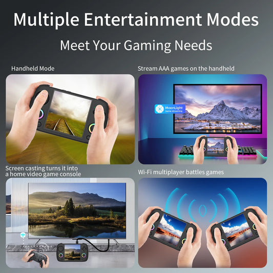 RG Cubexx Handheld Game Console 3.95" IPS Screen Rgcubexx Linux WIFI Bluetooth Retro Video Gaming Console PSP Gifts