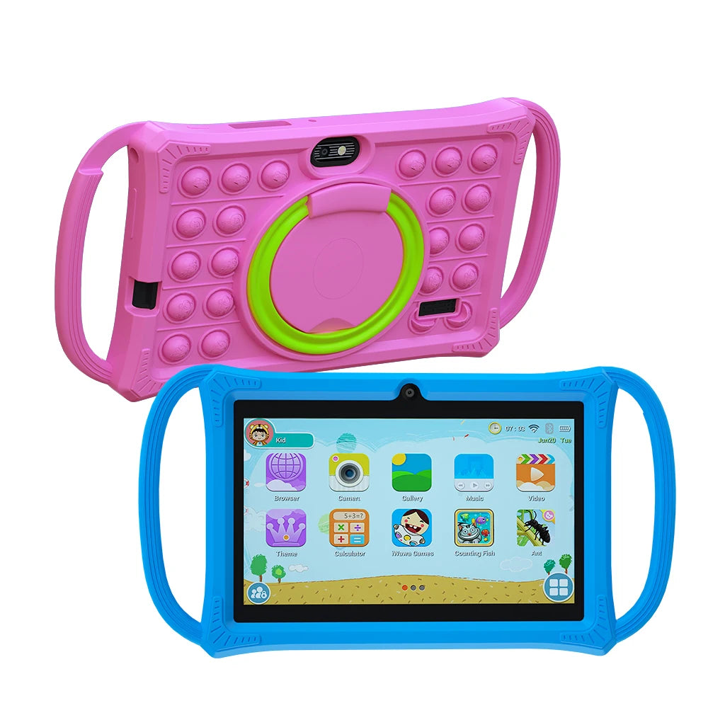 New 7.0 Inch Android 12 Tablet Google Play Quad Core Tablets BT Wi-Fi 4GB RAM 64GB ROM Tablets Children'S Gifts