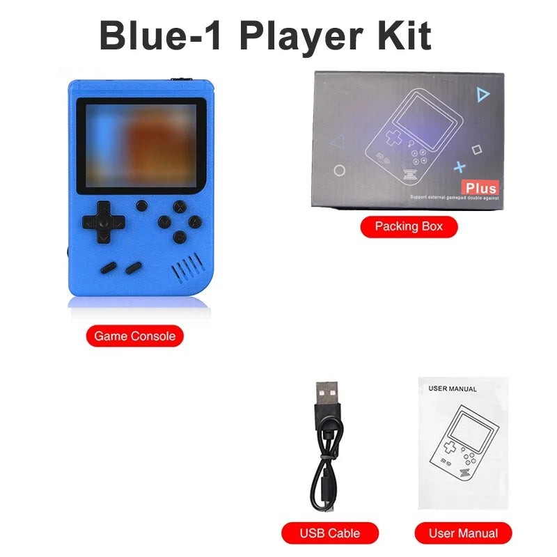 Portable Built-In 400 FC Games 8-Bit Retro Handheld Game Console Case 3.0 Inch LCD Screen Video Game Player Kids New Year Gift